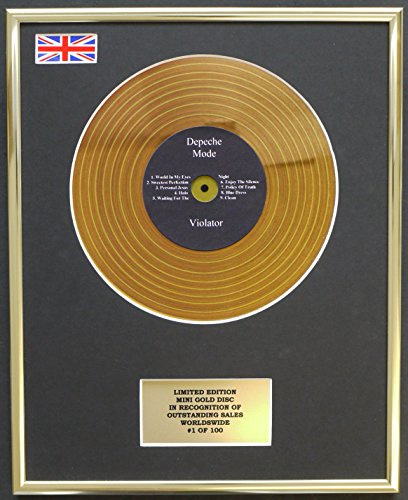 DEPECHE MODE / MINI GOLD DISC DISPLAY / LIMITIERTE AUFLAGE / COA / VIOLATOR