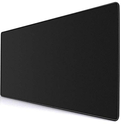 YEBMoo Extended Gaming Mouse Pad Extra Large 900x400x3 mm Water Resistant Mice Mat with Non-Slip Base for PC Computer Laptop (90x40 Black010)