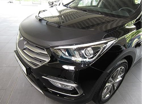 AB3-00026 AUTO BRA kompatibel mit Hyundai Santa Fe Bj. 2012-2018 Haubenbra Steinschlagschutz Tuning Bonnet Bra