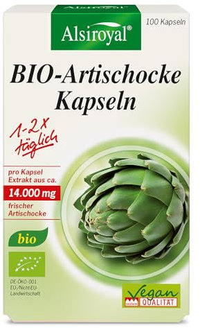 BIO-Artischocke Kapseln. 100 Kapseln (0.03 Kg)