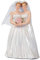 N/A Brautpaar, Hochzeitspaar | Tortenaufsatz, Tortenfigur, Dekofigur Cake Topper Wedding | Frauenpaar Gleichgeschlechtlich Frauenhochzeit | 11 cm