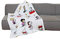 BaSaTex Kanguru Decke 130x170 cm Ultra Soft Kuscheldecke Sofadecke Fernsehdecke Wohndecke Peanuts