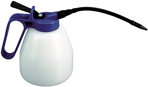 Fervi Huilier en plastique avec tuyau flexible
