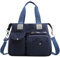 FORRICA Handtaschen Damen Umhängetasche Groß Schultertasche Frauen Weekender Tasche Oxford Tuch Wasserdicht Handtaschen Multi Taschen Arbeitstasche Blau