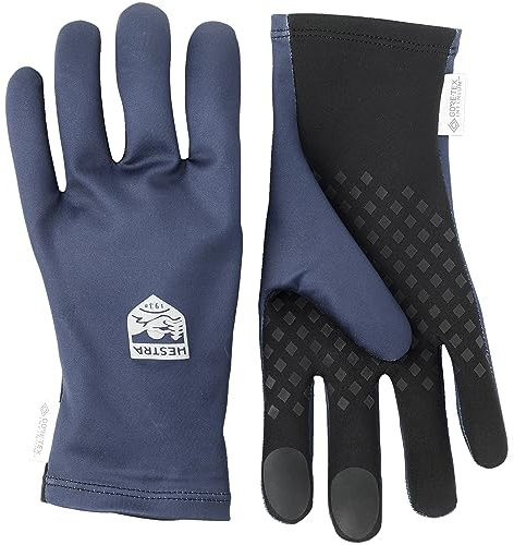 Hestra Infinium Stretch Liner Light, 5-Finger Touchscreen-kompatibler Liner für Skifahren, Wandern, Laufen & den täglichen Gebrauch im Freien, Dunkles Marineblau , 11