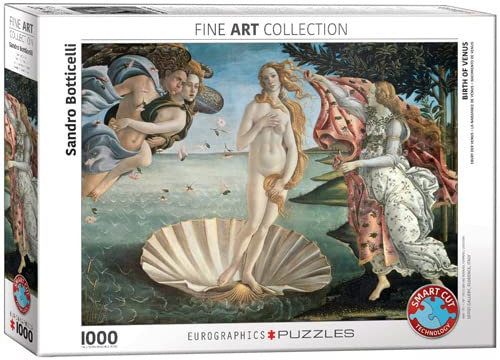 empireposter Die Geburt der Venus von Sandro Botticelli 1000 Teile Puzzle Format 68x48 cm + Puzzle Zubehör