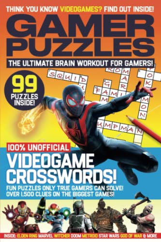 Gamer Puzzles - Video Game Crossword Puzzle Book for Adults: 99 Puzzles