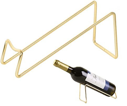 Weinflaschenhalter Metall Wein Displayhalter Einfacher Champagner -Stand Getränkregal für die Haushaltsbar