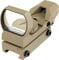 Feyachi Red Dot Visier Red Green Leuchtpunktvisier Reflex Sight mit einstellbares taktisch Rot und Grün Fadenkreuz Zielfernrohr Reflexvisier kompatibel mit 20mm/22mm Picatinny