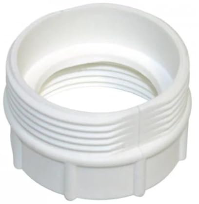 Schläfer 619611 - Reduzierstück für Kunststoff-Geruchsverschlüsse | Siphon Adapter | Anschluss Typ 1 1/4 Zoll x 1 1/2 Zoll | Kunststoff | Farbe: weiß