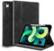 Gexmil Leder Hülle für iPad Air 11 Zoll M3 2025/ M2 2024,iPad Air 10,9 Zoll 5./4. Genration 2022/2020, Echt Leder Cover mit Stifhalter, Automatischer Schlaf/Aufwachen,Stoßfest,Schwarz