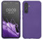 kwmobile Custodia Compatibile con Samsung Galaxy A54 5G Cover - Back Case Morbida - Protezione in Silicone TPU Effetto Metallizzato lilla metallizzato