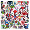 yumcute 50 Stück Cartoon Aufkleber Kinder,Cute Vinyl Wasserfeste Stickers für Skateboards, Bottle, Tablets, Schultaschen, Türen, Kinder Kindergeburtstag Deco für Teenager Mädchen Jungen