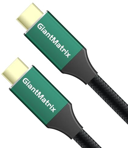GiantMatrix 8k HDMI 2.1 Cable 6.6 Feet 4k 144hz 48G kvm Switch Dual hdmi 2.1 Cable 4k 144hz hdmi 2.1 kvm Switch Cable 4k 144hz kvm Switch 2 Monitors 2 Computers hdmi Cable 4k 144hz