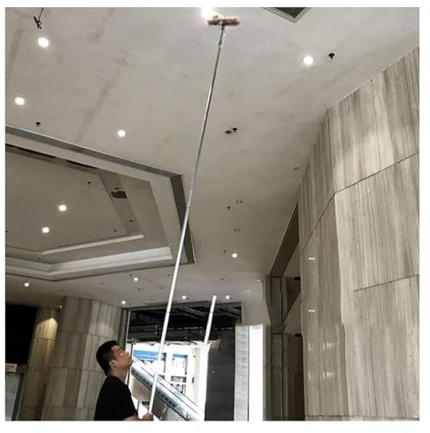 Telescopic Window Cleaning Pole 6M Extension Rod for Tall Skylights Dust Cleaner for High Windows Window Cleaner Tool for Hard to Reach Areas