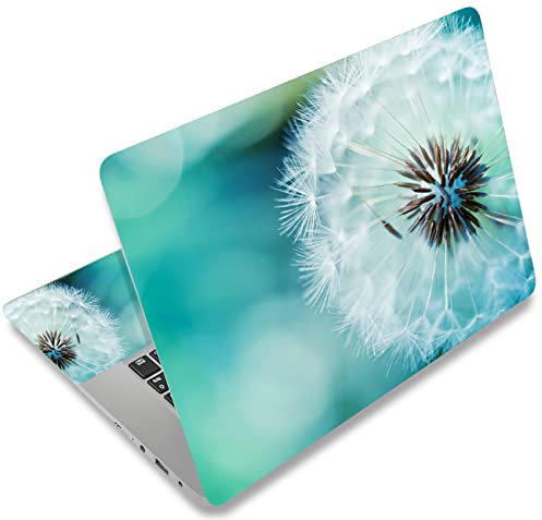 icolor Laptop Skin Sticker Decal 12 13 13.3 14 15 15.4 15.6 inch Personalized Universal Notebook Vinyl Skin Stickers Cover Art Decal Computer Protector (Dandelion)
