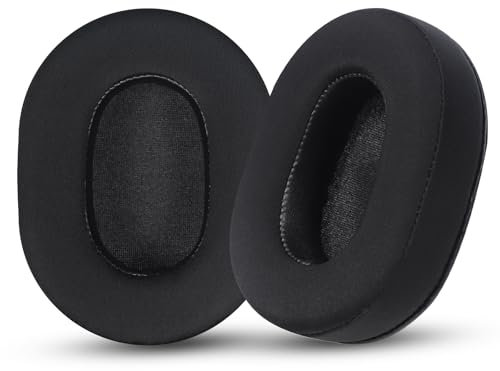 Joghaw Replacement Ear Pads for Headphones - Compatible for Sony INZONE H3 | Premium Ice Silk Cloth Cushions with Soft Memory Foam for Comfort - Black