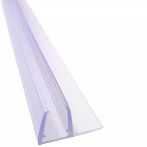 inferramenta GUARNIZIONE PER VETRO E PER BOX DOCCIA PER ANTA 200cm ALETTA MORBIDA 16mm LATERLAE PER VETRO 6 E 8 mm GUARNIZIONE TRASPARENTE