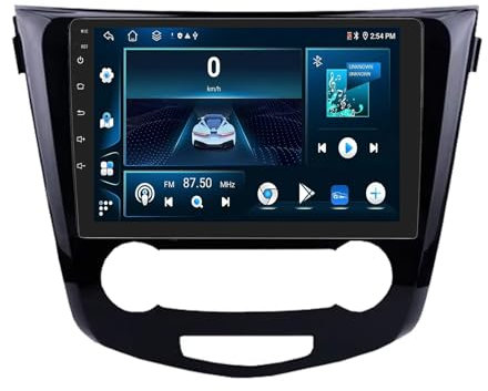 9 Pollici Android 13 Autoradio per NissanX - Trail 3 T32 Qashqai 2 J11 2013-2017 Navigazione GPS Touch screen con Bluetooth SWC FM RDS Radio AHD 4G/WIFI DVR Ventola di raffreddamento(8+256G)