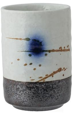 ASIAD Japanese Style Teacup Water Cup Stoneware Ceramic Hand-Painted Kungfu Teacup, Handmade Tea Ceremony Drinkware,White