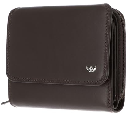 Golden Head Leder Geldbörse Polo RFID Protect RV-Börse 3316 Dunkelbraun