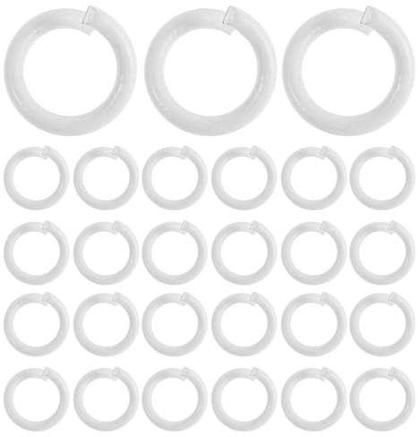 SAFIGLE 200pcs Loose Leaf Binder Rings 0.2 Inch Small Iron Book Rings with Openable Design and Easy Page Addition for Notebooks and Scrapbooks Efficient Learning and Sorting