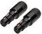 2er Set Lautsprecher Adapter XLR female Buchse auf Speaker Buchse 4-polig