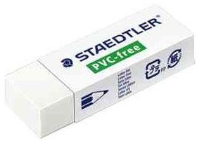 STAEDTLER Radierer B20, PVC-frei, weiß VE=6