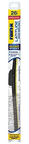 Rain-X 5079281-2 Latitude 2-in-1 Wasserabweisende Wischerblätter, 26 Zoll Scheibenwischer (1 Stück), Automobil-Ersatz-Scheibenwischerblätter mit patentierter Rain-X Wasserabweisungsformel