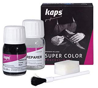 Kaps super color cuero & pintura imitación cuero inc.limpiador - (403) Plata brillante - 25ml