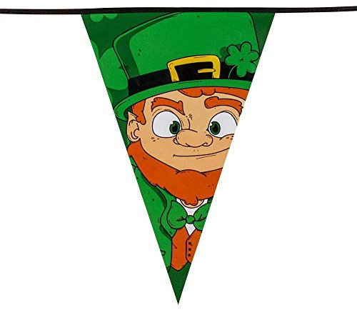 Boland 44900 Wimpel Kette St Patrick's Day, Grün