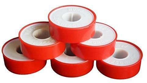 6 x Rollenpflaster 5m x 1,25cm, Heftpflaster, Wundpflaster, Fixier-Pflaster