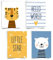 Donari ® - Liebevoll gestaltetes 4er Set Poster für Kinder in A4 - Poster für das Kinderzimmer - Kinderzimmer Deko Junge - Kreatives Geschenk zur Geburt - Babyparty Geschenk