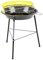 BBQ Collection Holzkohlegrill rund Ø 33 cm, Campinggrill, verchromter Grillrost, Grillrost mit abnehmbaren Griff, Lime-Green (Lime-Green)