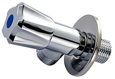 Inzopo Spülmaschinenventil Eckventil Absperrventil Chrom Messing 1/2-Stecker Premium-Qualität