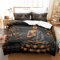 JGTQ Bettwäsche Set 3 teilig 200x200cm Retro Zen-Buddha Weiche Atmungsaktive Hypoallergen Kopfkissenbezug Bettbezug mit Reißverschluss Schließung