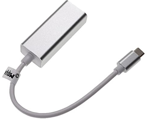 vhbw USB Typ C auf RJ45 Adapter für Notebook