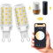 RuLEDne G9 LED Glühbirne Dimmbar Smart Kompatibel Mit Alexa Echo Google Home SmartThings 4W 350 Lumen Ersatz für 40W Halogenlampe Sprachsteuerung WiFi Smart 2er Pack