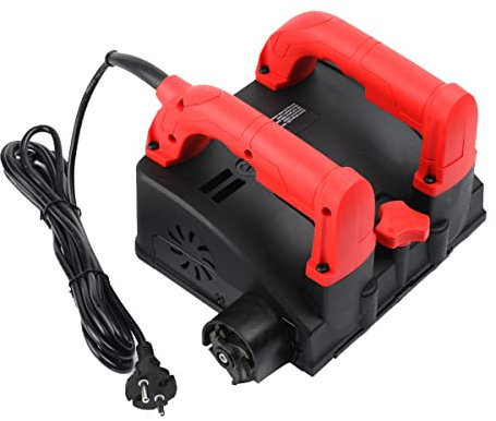 Lfhelper 1200W Elektrischer Wandhobel Betonschaufelmaschine Elektrische Wandhobelmaschine Wandhobel Elektrohobel 1-4 mm Einstellbarer Schnitttiefe Betonfräse für Wandrenovierung, 1000-4000 U/min