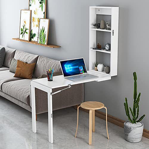 Klappbarer Wandtisch Schwebender Tisch mit Brett Platzsparender Klapptisch Wandmontierter umwandelbarer Tisch Wandmontierter Klapptisch Multifunktionaler Heimcomputer Kleiner Tisc ( Color : Original w