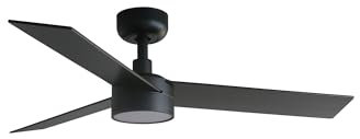 FARO BARCELONA 34296-1TW - RUDDER S LED Ventilador negro/nogal