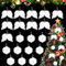 BNGXR 20 Stücke Christbaumschmuck Weiß Weihnachtsschmuck, Engelsflügel Fantasie, Federflügel Engelsfeder, Federn Weihnachtsbaum und Schneeflocke für Party Weihnachtsdeko Baumschmuck Anhänger