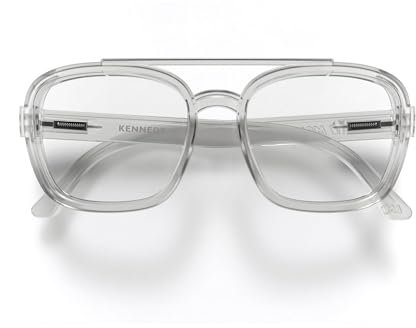 LONDON MOLE® Kennedy lesebrille | Coole quadratische lesegeräte im pilotenstil | Herren damen unisex | Federscharniere