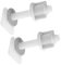 4 Pack Toilet Seat Repair Screws Kits 2.7x2.7CM Plastic Hinge Bolt Screws for Repair Fitting Screw with Nuts Set