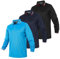 Gaiatiger 3 Pack Mens Polo Shirts Breathable Moisture Wicking Work Polo T Shirts Casual Tops Long Sleeve Golf Shirts Sports Tee,P8510-3,Black Navy Lightblue,3XL