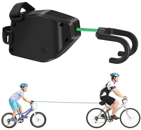 Corde de Remorquage Enfant 2,5 m – Barre Traction Velo – Tire Velo Enfant – Barre Remorquage pour VTT, Route, Ville, Promenades, Randonnées