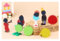 Zombies Plants Figures Set, 8 pcs Zombies PVZ Toys Set Play Figures Ornament, Zombies Cake Topper Figures Great Gifts for Kids and Fans, Suitable for Themed Birthday Party Decorations