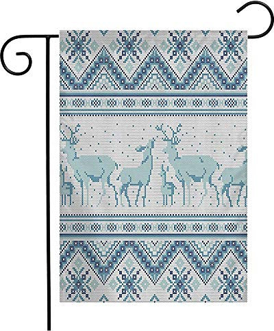 Bandiera Traditional Lithuania Xmas Belarus Baltic Slavic Folk Ukraine Geometric Estonian Holidays Fashion Resistente Alle Intemperie Bandiera Di Benvenuto, Per Celebrazioni, Balcone, 30x45cm