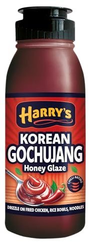 Harrys Hot Honey Korean Gochujang Glaze - Honey w/Spicy Chilli Paste, 285g | 100% Natural, No Additives – Perfect for Fried Chicken, Rice Bowls & Noodles – Made in UK