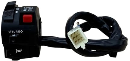 Interrupteur de Moto Bouton de poignée de commutateur d'allumage de klaxon de Clignotant de Phare Gauche adapté pour Honda 50cc 70cc 90cc 110cc 125cc Guidon Bouton commutateur